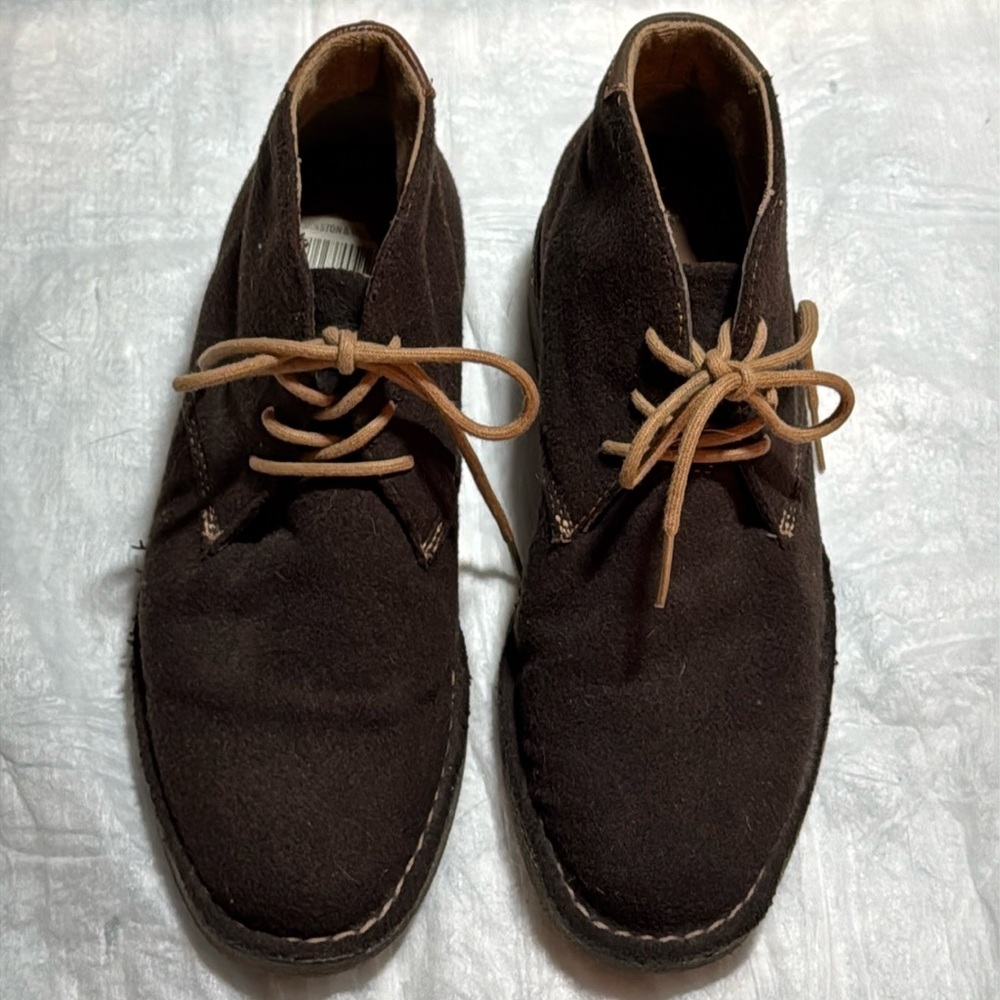 J. Murphy brown‎ lace up Faux suede men’s chukka boots Sz 8.5